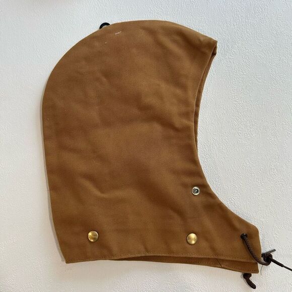 Carhartt Quilt Lined Duck Snap-On Hood Brown NWT - Picture 2 of 4